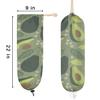 Avocado Fruit Pattern Plastic Bag Holder Grocery Shopping Bags Carrier Dispenser Plastic Bag Storage Organizer Home Kitchen Pantry Decor view 2