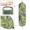 Avocado Fruit Pattern Plastic Bag Holder Grocery Shopping Bags Carrier Dispenser Plastic Bag Storage Organizer Home Kitchen Pantry Decor view 4