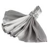 100 pcs 20-Inch Silver Satin Table Napkins Reusable Washable Wedding Party Dinner Linens Tableware Supplies view 1