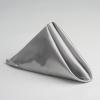 100 pcs 20-Inch Silver Satin Table Napkins Reusable Washable Wedding Party Dinner Linens Tableware Supplies view 2
