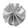 100 pcs 20-Inch Silver Satin Table Napkins Reusable Washable Wedding Party Dinner Linens Tableware Supplies view 4
