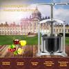 Fruit Wine Press, 0.8 Gal/3L Stainless Steel Press Machine, Natural Juice Maker for Apple, Carrot, Orange, Berry & Vegetables view 2