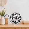 bisibuy Cute Cow Print Wall Clocks Battery Operated Silent Non-Ticking Milk Desk Clock Decor for Living Room Home Office Bedroom Kitchen Wall Clock Decorative 9.84 inch view 2