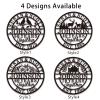 HZYCYYFC Personalized Best Housewarming Gifts Custom Metal Wedding Anniversary Sign Custom Metal Sign Wedding Gifts Personalized Family Name Signs Monogram Wall Dcorbird view 3