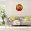 bisibuy Elephant Bright Wall Clock Decorative Round 9.84 Inch Abstract Sunset Wall Clocks Battery Operated for Kitchen Living Room Bedroom Bathroom Office Home Decor view 3