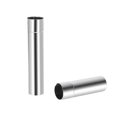 CLENEA Stainless Steel Stove Pipe Chimney Stove Boiler Exhaust Pipe Flue Liner 20cm/30cm/40cm/50cm (Color : 6x50cm)