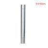 CLENEA Stainless Steel Stove Pipe Chimney Stove Boiler Exhaust Pipe Flue Liner 20cm/30cm/40cm/50cm (Color : 6x50cm) view 2