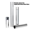 CLENEA Stainless Steel Stove Pipe Chimney Stove Boiler Exhaust Pipe Flue Liner 20cm/30cm/40cm/50cm (Color : 6x50cm) view 3