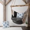 Zyadsinoudor Asian Style Pillow Cover Mughal Flower in Monsoon Pillow Case Oriental Chinese Set of 2 18x18in Decorative Pillow Home Cotton Linen Ethnic Throw Pillowcase for Couch Bedroom Car Home view 3
