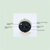 GRFIT Alarm Clock Small Alarm Clock Simple Retro Nordic Style Student Desktop Bedside Small Silent Night Light Alloy Clock Clock for Bedrooms (Color : 2) view 3