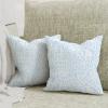 Zyadsinoudor Set of 2 Pillow Cover Blue Leopard Print Cushion Cases Chinoiserie 18x18in Decorative Pillow Home Cotton Linen Oriental Throw Pillow Cover for Couch Bed Sofa Bedroom Car view 4