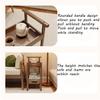BebeXi Liquor Cabinet bar for Home Home bar Sofa Side Cabinet Living Room Mobile Coffee Table red Wine Storage Rack(Color:c) view 3