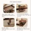 BebeXi Liquor Cabinet bar for Home Home bar Sofa Side Cabinet Living Room Mobile Coffee Table red Wine Storage Rack(Color:c) view 4