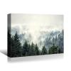 YONICA Winter Scene Canvas Wall Art for Home Office Decor - Beautiful Landscape Snowy Trees and Snowy Mountains Art Modern Cool Wall Paintings Print On Canvas HD Giclee Ready to Hang 48"x36"(120x90cm) view 1