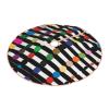 Christmas Tree Skirt 36" Polka Dot Stripe Black and White Printed Xmas Tree Ornaments Farmhouse Christmas Tree Mat for Xmas New Year Holiday Indoor Outdoor Decoration view 2