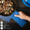 BTaT Silicone Trivet Mats, 2 Pack - Green, Protects Hot Pots & Pans view 3
