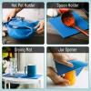 BTaT Silicone Trivet Mats, 2 Pack - Green, Protects Hot Pots & Pans view 4