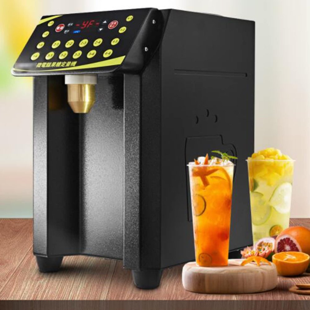 Full Stainless Steel Syrup Dispenser,Fructose Dispenser,Bubble Tea Equipments, Fructose Quantitative Machine (removable Easy Clean)
