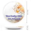 Custom Ceramic Decorative Plate with Display Stands Personalized Family Photo Memorial Plate Customized Keepsake Dinner Plates Tabletop Artworks Seasonal Home Decoration for Kitchen Dining Room 7" view 2