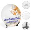 Custom Ceramic Decorative Plate with Display Stands Personalized Family Photo Memorial Plate Customized Keepsake Dinner Plates Tabletop Artworks Seasonal Home Decoration for Kitchen Dining Room 7" view 4