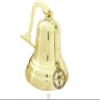 10 inch Solid Brass Ship Bell Beautiful Decorative & Functional School Reception Dinner Shop Hotel Service Bells Super Loud Hand Call Bell Nautical Best for Gift (K R W) view 3
