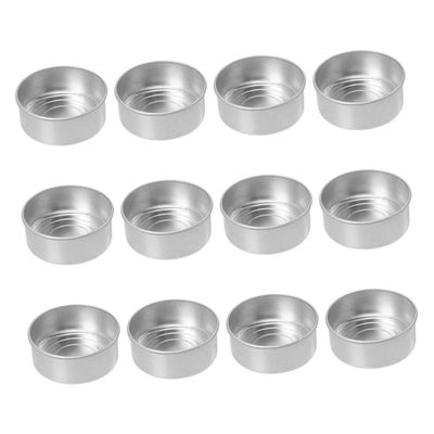 HOOTNEE 50Pcs Round Candle Holders Decorative Candlestick Base Tray for Taper Candles Ideal for Party Wedding Anniversary Home Decor and Table Centerpieces