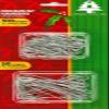 Rocky Mountain Goods 150 Ornament Hooks for Christmas Tree - Two Sizes of Silver Flexible Ornament Hangers - Pack Includes 2 1/2 and 1 3/8 Hangers - Heavy Duty view 1