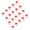 Didiseaon 20Pcs Christmas Mini Woolen Hats Adorable Mini Hat Decorations for Home Decor Party Accessories Festive Christmas Adornment for Trees Tableware view 1