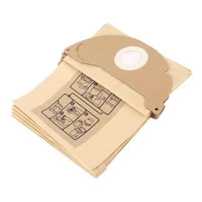 5Pcs Vacuum Cleaner Paper Bags for WD2250 MV2 - Large Capacity Garbage Rubbish Storage Backup Accessories - Efficient Filtration - Environmental