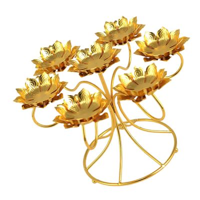Candle Holder Elegant Flower-Shaped Tealight Stand for Home Decor Wedding Centerpieces and Romantic Settings Versatile Decorative Candleholder for End Tables and Special Occasions
