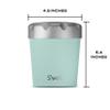 S'well Stainless Steel Ice Cream Chiller, 16oz, Mint, Triple Layered Vacuum Insulated Container Keeps Ice Cream Frozen For Up To Four Hours, BPA Free view 4