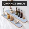 FIFTY FEET 18X192 Inch Shelf Liner with Scissor & Tape Measure for Kitchen Cabinets, PVC Drawer Liner for Dresser Non-Slip Bathroom, Non-Adhesive Cabinet Liner Washable (Pale Blue) view 2