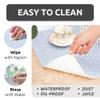 FIFTY FEET 18X192 Inch Shelf Liner with Scissor & Tape Measure for Kitchen Cabinets, PVC Drawer Liner for Dresser Non-Slip Bathroom, Non-Adhesive Cabinet Liner Washable (Pale Blue) view 4