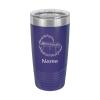 Steel Guitar Player Personalized Insulated 20 oz Tumbler (Royal Blue) view 1