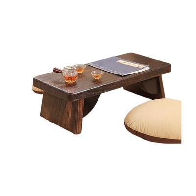 Living Room Side Table Railway Table Floor Four Long Wooden Guest Room Center Laptop Wooden Table Laptop Table Bedroom Side Table (Color : A, Size : 68CM)