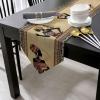 African Women Table Runner 13x36 Inches Small Cotton Linen Tablerunner,Burlap Table Setting Decor Farmhouse Tabletop Dresser Scarves for Kitchen Dinner Native American Indian Rustic Tribal Ethnic view 2
