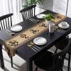 African Women Table Runner 13x36 Inches Small Cotton Linen Tablerunner,Burlap Table Setting Decor Farmhouse Tabletop Dresser Scarves for Kitchen Dinner Native American Indian Rustic Tribal Ethnic view 4