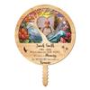 Custom Wood Remembrance Tree Topper, Personalized Christmas Memorial view 1