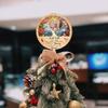 Custom Wood Remembrance Tree Topper, Personalized Christmas Memorial view 4