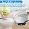 P Guard Urine Deflector Pee Splash Guard,Splash Guard Maddak for Toilet Seat Splash Guard,Toilet Seat Directs Urine Home Care Elevated,Guard Toilet Seat Attachment - Prevents Urine/Pee Messes(2 Pack) view 4