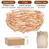 RUICHEN 16 Ft Copper Wire 50 LED Mini Fairy String Lights Battery Operated for Bedroom, Christmas, Parties, Wedding, Centerpiece, Cool White, 1 Pack view 3