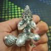 PH Artistic Hanuman Sterling Silver Idol God Bajrangbali Statue Home Temple Puja Decor D598 view 1