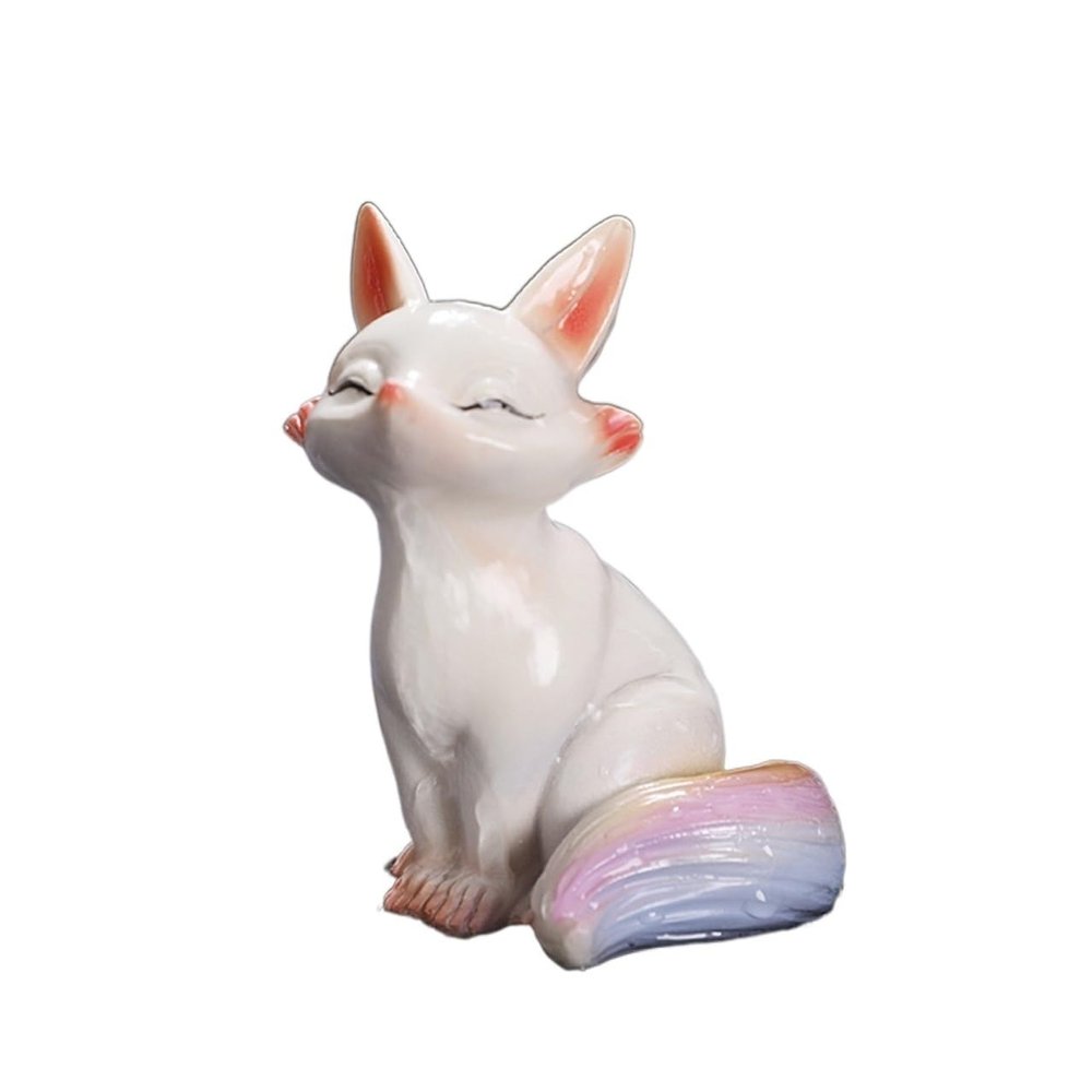 Ceramic Tea Set Ceramic Fox Color Changing Tea Pet Ornaments Creative Home Tea Play Desktop Ornaments Tea Ceremony Accessories Kung Fu Tea Set