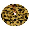 Yssammns Christmas Tree Skirt, Black Yellow Brown Camouflage Pattern Xmas Plush Tree Skirt Xmas Tree Ornaments for Xmas Holiday Party Decorations 30" view 1