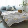 Christmas Throw Blanket Flannel Blankets Cozy Soft Warm Fleece Blankets, Christmas Gold and White Snowflake Grey Fleece Blanket Decorative Throw Blankets for Couch Bed Sofa Dorm, 30x40 inch view 2