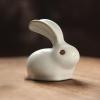 Ceramic Tea Set Creative Cute Rabbit Model Handmade Statue Crafts Chinese Tea Room Tea Set Tea Art Tea Tray Decorative Ornaments Kung Fu Tea Set view 3