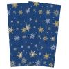 SODIKA Towels Dish Towels Super Absorbent Linen Kitchen Towels, Soft Reusable Cleaning Bar and Tea Towels Set Merry Christmas Snowflake Xmas Winter Holiday 2 Pack 18" x 28" view 1