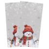 SODIKA Towels Dish Towels Super Absorbent Linen Kitchen Towels, Soft Reusable Cleaning Bar and Tea Towels Set Merry Christmas Snowman Xmas Decor 2 Pack 18" x 28" view 1