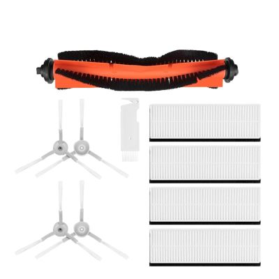 EtliN Main Side Brush Hepa Filter Mop Rag Replacement Compatible with Xiaomi Viomi V3 Max Robot Vacuum Cleaner Spare Parts Accessories V-RVCLM27B (Color : 010)