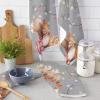 SODIKA Towels Dish Towels Super Absorbent Linen Kitchen Towels, Soft Reusable Cleaning Bar and Tea Towels Set Merry Christmas Tree Cute Squirrel Winter Xmas Decor 4 Pack 18" x 28" view 3